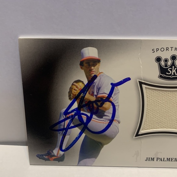 2018 SAGE SPORT KINGS JIM PALMER GAME USED/WORN RELIC #SM-JP IP AUTO (MISC7) - Picture 3 of 3